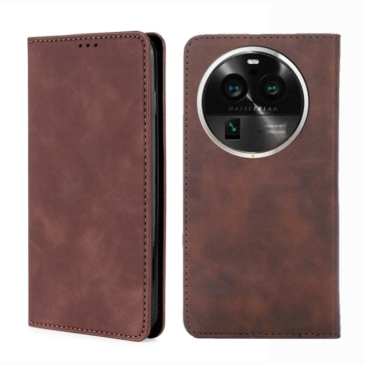 Skin Feel Magnetic Horizontal Flip Leather Phone Case, For OPPO Find X6 5G, For OPPO Find X6 Pro 5G, For Realme C55 4G, For Realme GT Neo 5 / GT3 / GT Neo 5 240W, For Realme V30 5G / V30t, For vivo S16e / V27e, For vivo Y100 5G                         ...