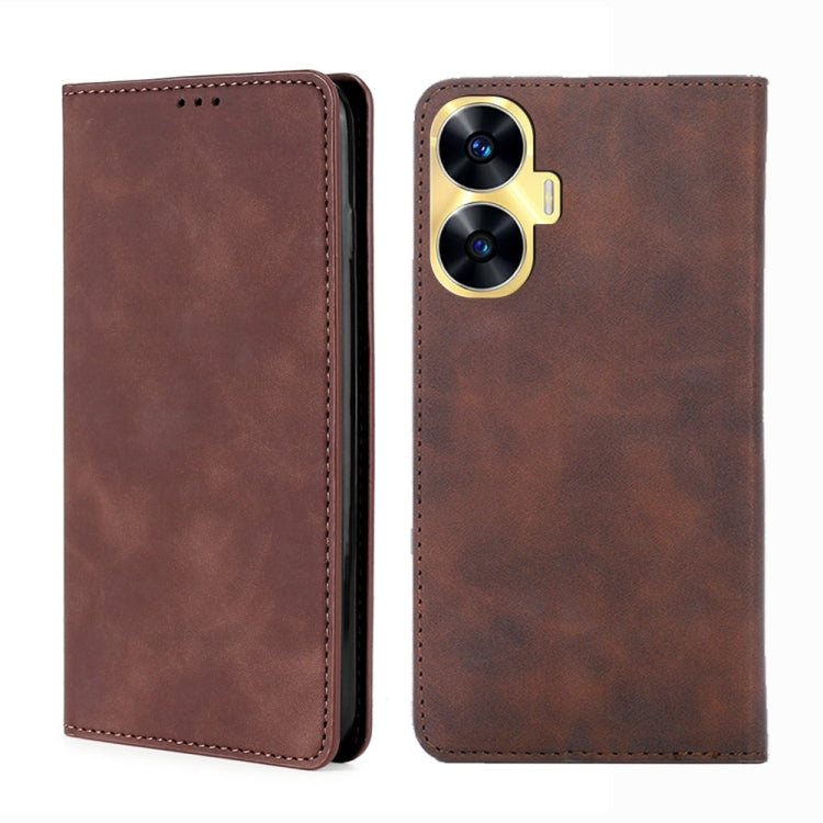 Skin Feel Magnetic Horizontal Flip Leather Phone Case, For OPPO Find X6 5G, For OPPO Find X6 Pro 5G, For Realme C55 4G, For Realme GT Neo 5 / GT3 / GT Neo 5 240W, For Realme V30 5G / V30t, For vivo S16e / V27e, For vivo Y100 5G                         ...