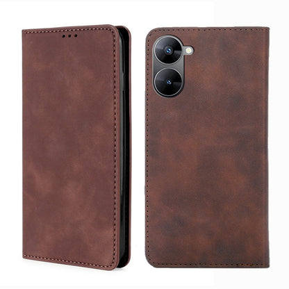 Skin Feel Magnetic Horizontal Flip Leather Phone Case, For OPPO Find X6 5G, For OPPO Find X6 Pro 5G, For Realme C55 4G, For Realme GT Neo 5 / GT3 / GT Neo 5 240W, For Realme V30 5G / V30t, For vivo S16e / V27e, For vivo Y100 5G                         ...