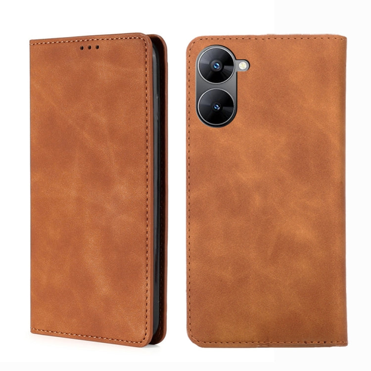 Skin Feel Magnetic Horizontal Flip Leather Phone Case, For OPPO Find X6 5G, For OPPO Find X6 Pro 5G, For Realme C55 4G, For Realme GT Neo 5 / GT3 / GT Neo 5 240W, For Realme V30 5G / V30t, For vivo S16e / V27e, For vivo Y100 5G                         ...
