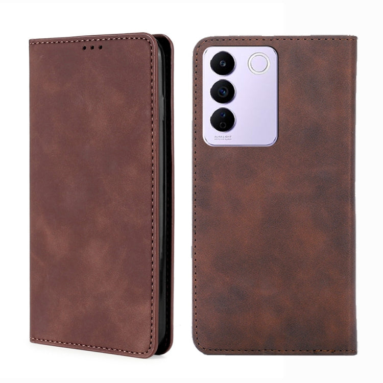 Skin Feel Magnetic Horizontal Flip Leather Phone Case, For OPPO Find X6 5G, For OPPO Find X6 Pro 5G, For Realme C55 4G, For Realme GT Neo 5 / GT3 / GT Neo 5 240W, For Realme V30 5G / V30t, For vivo S16e / V27e, For vivo Y100 5G                         ...