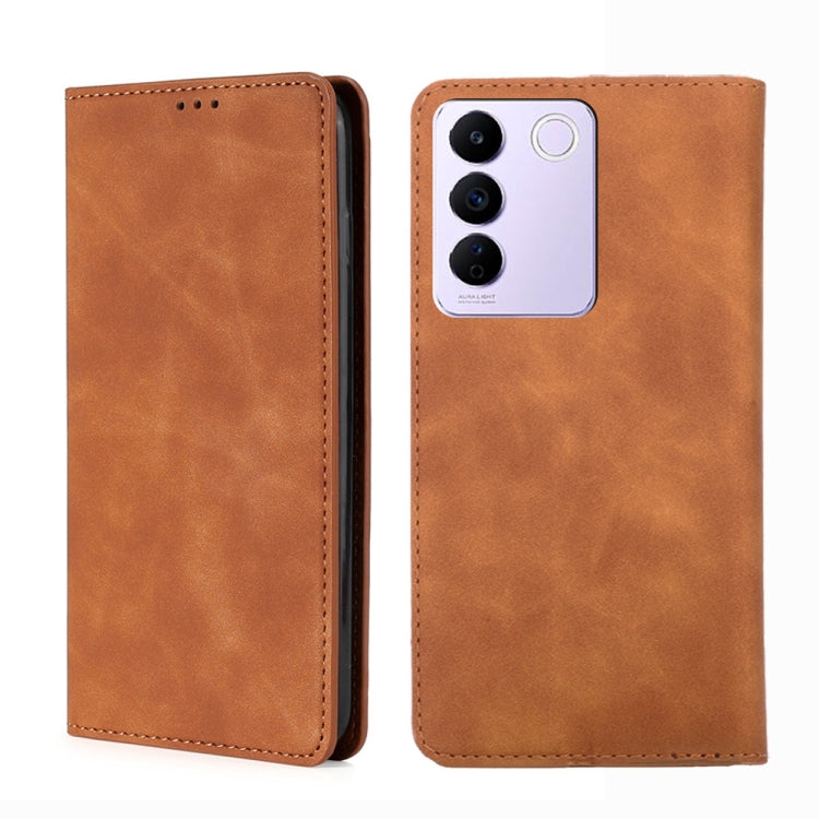 Skin Feel Magnetic Horizontal Flip Leather Phone Case, For OPPO Find X6 5G, For OPPO Find X6 Pro 5G, For Realme C55 4G, For Realme GT Neo 5 / GT3 / GT Neo 5 240W, For Realme V30 5G / V30t, For vivo S16e / V27e, For vivo Y100 5G                         ...