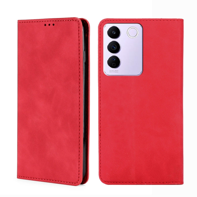 Skin Feel Magnetic Horizontal Flip Leather Phone Case, For OPPO Find X6 5G, For OPPO Find X6 Pro 5G, For Realme C55 4G, For Realme GT Neo 5 / GT3 / GT Neo 5 240W, For Realme V30 5G / V30t, For vivo S16e / V27e, For vivo Y100 5G                         ...