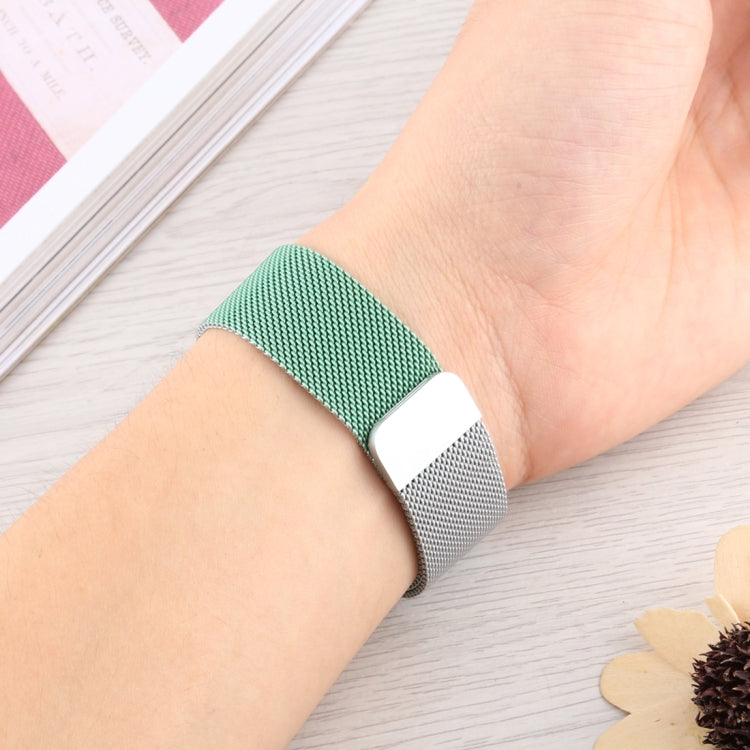Milanese Gradient Stainless Steel Watchband, For Apple Watch Series 7 41mm / 6 & SE & 5 & 4 40mm / 3 & 2 & 1 38mm, For Apple Watch Ultra 49mm / Series 8&7 45mm / SE 2&6&SE&5&4 44mm / 3&2&1 42mm�����������������������������������������������������������...