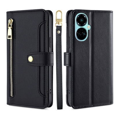 Sheep Texture Cross-body Zipper Wallet Leather Phone Case, For Infinix Hot 12 Pro, For Infinix Hot 12i, For Infinix Hot 20i, For Infinix Note 11, For Infinix Note 12 Pro 4G, For Infinix Note 12 VIP, For Infinix Smart 7, For Infinix Zero 20             ...
