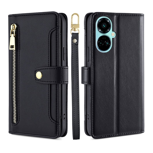 Sheep Texture Cross-body Zipper Wallet Leather Phone Case, For Infinix Hot 12 Pro, For Infinix Hot 12i, For Infinix Hot 20i, For Infinix Note 11, For Infinix Note 12 Pro 4G, For Infinix Note 12 VIP, For Infinix Smart 7, For Infinix Zero 20             ...