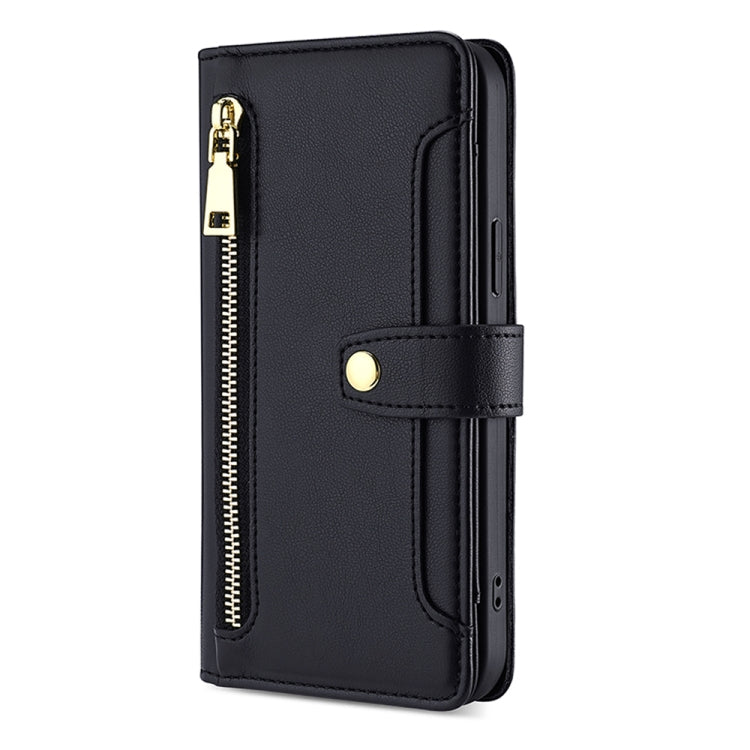Sheep Texture Cross-body Zipper Wallet Leather Phone Case, For Infinix Hot 12 Pro, For Infinix Hot 12i, For Infinix Hot 20i, For Infinix Note 11, For Infinix Note 12 Pro 4G, For Infinix Note 12 VIP, For Infinix Smart 7, For Infinix Zero 20             ...