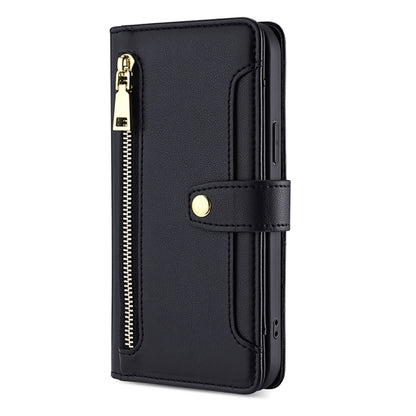 Sheep Texture Cross-body Zipper Wallet Leather Phone Case, For Infinix Hot 12 Pro, For Infinix Hot 12i, For Infinix Hot 20i, For Infinix Note 11, For Infinix Note 12 Pro 4G, For Infinix Note 12 VIP, For Infinix Smart 7, For Infinix Zero 20             ...