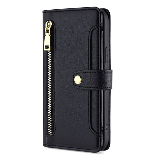 Sheep Texture Cross-body Zipper Wallet Leather Phone Case, For Infinix Hot 12 Pro, For Infinix Hot 12i, For Infinix Hot 20i, For Infinix Note 11, For Infinix Note 12 Pro 4G, For Infinix Note 12 VIP, For Infinix Smart 7, For Infinix Zero 20             ...
