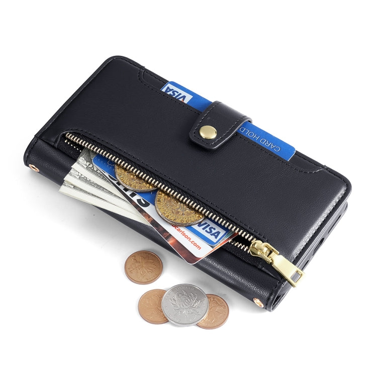 Sheep Texture Cross-body Zipper Wallet Leather Phone Case, For Infinix Hot 12 Pro, For Infinix Hot 12i, For Infinix Hot 20i, For Infinix Note 11, For Infinix Note 12 Pro 4G, For Infinix Note 12 VIP, For Infinix Smart 7, For Infinix Zero 20             ...