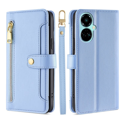 Sheep Texture Cross-body Zipper Wallet Leather Phone Case, For Infinix Hot 12 Pro, For Infinix Hot 12i, For Infinix Hot 20i, For Infinix Note 11, For Infinix Note 12 Pro 4G, For Infinix Note 12 VIP, For Infinix Smart 7, For Infinix Zero 20             ...