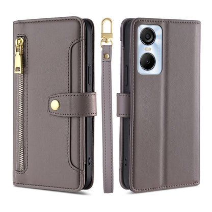 Sheep Texture Cross-body Zipper Wallet Leather Phone Case, For Infinix Hot 12 Pro, For Infinix Hot 12i, For Infinix Hot 20i, For Infinix Note 11, For Infinix Note 12 Pro 4G, For Infinix Note 12 VIP, For Infinix Smart 7, For Infinix Zero 20             ...