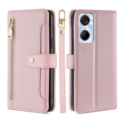 Sheep Texture Cross-body Zipper Wallet Leather Phone Case, For Infinix Hot 12 Pro, For Infinix Hot 12i, For Infinix Hot 20i, For Infinix Note 11, For Infinix Note 12 Pro 4G, For Infinix Note 12 VIP, For Infinix Smart 7, For Infinix Zero 20             ...