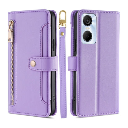 Sheep Texture Cross-body Zipper Wallet Leather Phone Case, For Infinix Hot 12 Pro, For Infinix Hot 12i, For Infinix Hot 20i, For Infinix Note 11, For Infinix Note 12 Pro 4G, For Infinix Note 12 VIP, For Infinix Smart 7, For Infinix Zero 20             ...