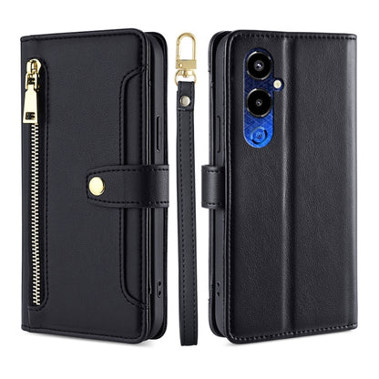 Sheep Texture Cross-body Zipper Wallet Leather Phone Case, For Infinix Hot 12 Pro, For Infinix Hot 12i, For Infinix Hot 20i, For Infinix Note 11, For Infinix Note 12 Pro 4G, For Infinix Note 12 VIP, For Infinix Smart 7, For Infinix Zero 20             ...