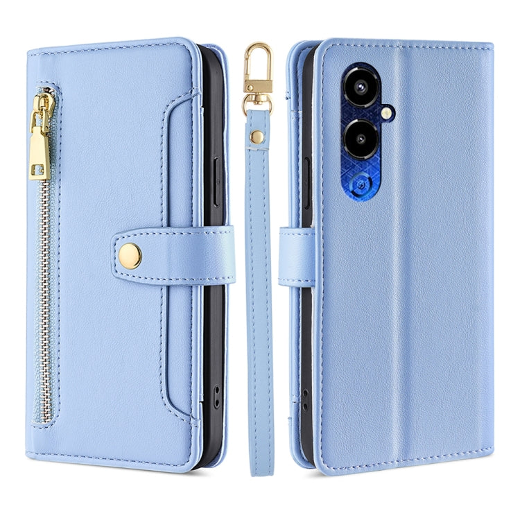 Sheep Texture Cross-body Zipper Wallet Leather Phone Case, For Infinix Hot 12 Pro, For Infinix Hot 12i, For Infinix Hot 20i, For Infinix Note 11, For Infinix Note 12 Pro 4G, For Infinix Note 12 VIP, For Infinix Smart 7, For Infinix Zero 20             ...