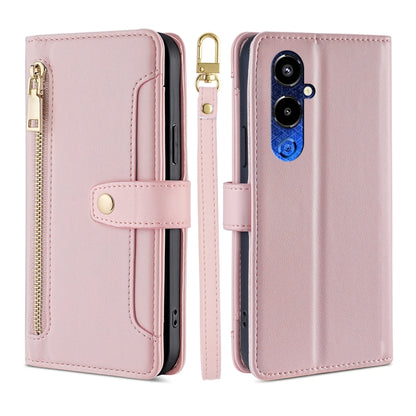 Sheep Texture Cross-body Zipper Wallet Leather Phone Case, For Infinix Hot 12 Pro, For Infinix Hot 12i, For Infinix Hot 20i, For Infinix Note 11, For Infinix Note 12 Pro 4G, For Infinix Note 12 VIP, For Infinix Smart 7, For Infinix Zero 20             ...