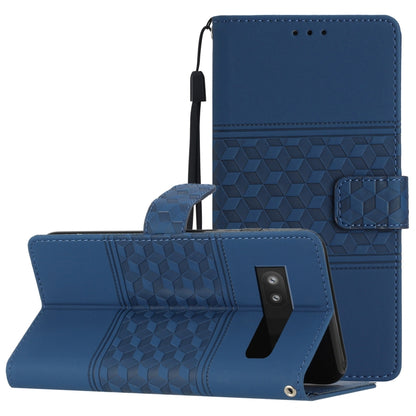 Diamond Embossed Skin Feel Leather Phone Case with Lanyard, For Google Pixel 8, For Google Pixel 8 Pro, For Google Pixel 7 5G, For Google Pixel 7 Pro 5G, For Google Pixel 7a, For Google Pixel 6, For Google Pixel 6 Pro, For Google Pixel 6a              ...