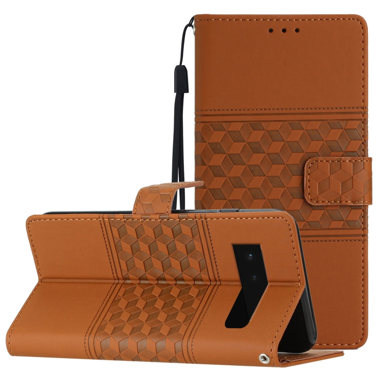 Diamond Embossed Skin Feel Leather Phone Case with Lanyard, For Google Pixel 8, For Google Pixel 8 Pro, For Google Pixel 7 5G, For Google Pixel 7 Pro 5G, For Google Pixel 7a, For Google Pixel 6, For Google Pixel 6 Pro, For Google Pixel 6a              ...