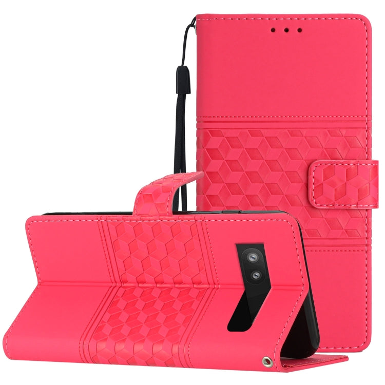 Diamond Embossed Skin Feel Leather Phone Case with Lanyard, For Google Pixel 8, For Google Pixel 8 Pro, For Google Pixel 7 5G, For Google Pixel 7 Pro 5G, For Google Pixel 7a, For Google Pixel 6, For Google Pixel 6 Pro, For Google Pixel 6a              ...