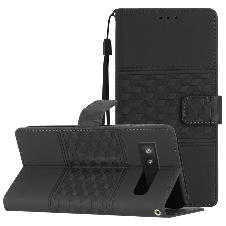 Diamond Embossed Skin Feel Leather Phone Case with Lanyard, For Google Pixel 8, For Google Pixel 8 Pro, For Google Pixel 7 5G, For Google Pixel 7 Pro 5G, For Google Pixel 7a, For Google Pixel 6, For Google Pixel 6 Pro, For Google Pixel 6a              ...