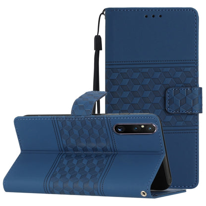 Diamond Embossed Skin Feel Leather Phone Case with Lanyard, For Google Pixel 8, For Google Pixel 8 Pro, For Google Pixel 7 5G, For Google Pixel 7 Pro 5G, For Google Pixel 7a, For Google Pixel 6, For Google Pixel 6 Pro, For Google Pixel 6a              ...