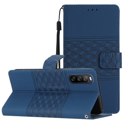 Diamond Embossed Skin Feel Leather Phone Case with Lanyard, For Google Pixel 8, For Google Pixel 8 Pro, For Google Pixel 7 5G, For Google Pixel 7 Pro 5G, For Google Pixel 7a, For Google Pixel 6, For Google Pixel 6 Pro, For Google Pixel 6a              ...