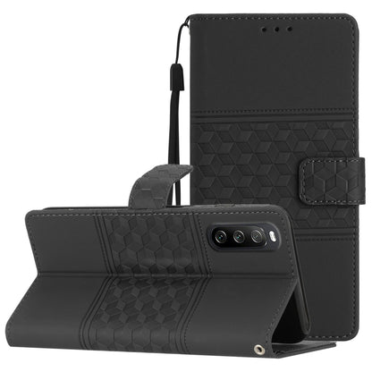 Diamond Embossed Skin Feel Leather Phone Case with Lanyard, For Google Pixel 8, For Google Pixel 8 Pro, For Google Pixel 7 5G, For Google Pixel 7 Pro 5G, For Google Pixel 7a, For Google Pixel 6, For Google Pixel 6 Pro, For Google Pixel 6a              ...