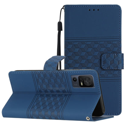 Diamond Embossed Skin Feel Leather Phone Case with Lanyard, For Google Pixel 8, For Google Pixel 8 Pro, For Google Pixel 7 5G, For Google Pixel 7 Pro 5G, For Google Pixel 7a, For Google Pixel 6, For Google Pixel 6 Pro, For Google Pixel 6a              ...