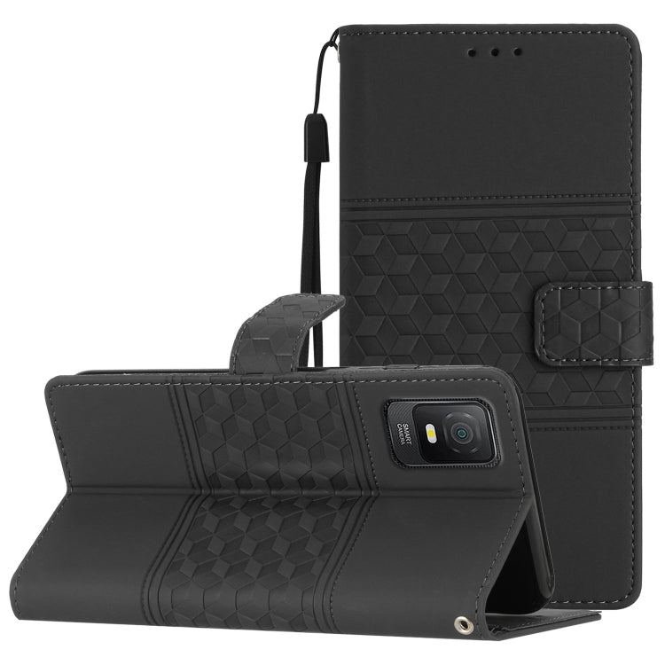 Diamond Embossed Skin Feel Leather Phone Case with Lanyard, For Google Pixel 8, For Google Pixel 8 Pro, For Google Pixel 7 5G, For Google Pixel 7 Pro 5G, For Google Pixel 7a, For Google Pixel 6, For Google Pixel 6 Pro, For Google Pixel 6a              ...