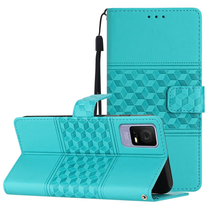 Diamond Embossed Skin Feel Leather Phone Case with Lanyard, For Google Pixel 8, For Google Pixel 8 Pro, For Google Pixel 7 5G, For Google Pixel 7 Pro 5G, For Google Pixel 7a, For Google Pixel 6, For Google Pixel 6 Pro, For Google Pixel 6a              ...