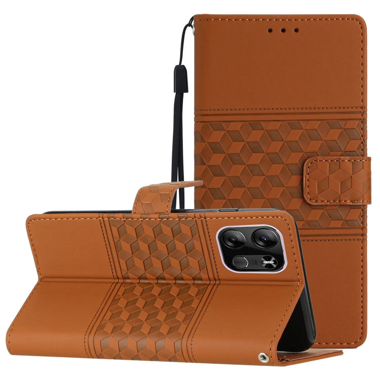 Diamond Embossed Skin Feel Leather Phone Case with Lanyard, For Tecno Pop 7 Pro, For Tecno Spark Go 2023, For Xiaomi 13, For Xiaomi 13 Pro, For Xiaomi Redmi Note 12 Pro 5G China, For Xiaomi Redmi Note 12 5G China