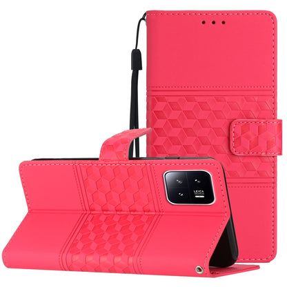 Diamond Embossed Skin Feel Leather Phone Case with Lanyard, For Tecno Pop 7 Pro, For Tecno Spark Go 2023, For Xiaomi 13, For Xiaomi 13 Pro, For Xiaomi Redmi Note 12 Pro 5G China, For Xiaomi Redmi Note 12 5G China