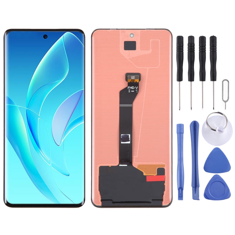 Original LCD Screen For Honor Magic4 Pro With Digitizer Full Assembly, Not Supporting Fingerprint Identification