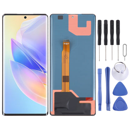 Original LCD Screen For Honor Magic4 Pro With Digitizer Full Assembly, Not Supporting Fingerprint Identification