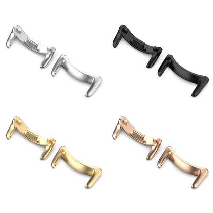 1 Pair Stainless steel Metal Watch Band Connector, For Xiaomi Mi Band 8