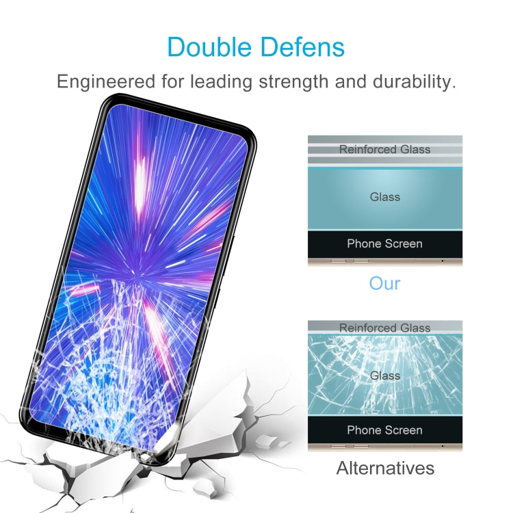 50pcs 0.26mm 9H 2.5D Tempered Glass Film, For Rakuten Big(50 PCS), For Tecno Pop 7(50 PCS)