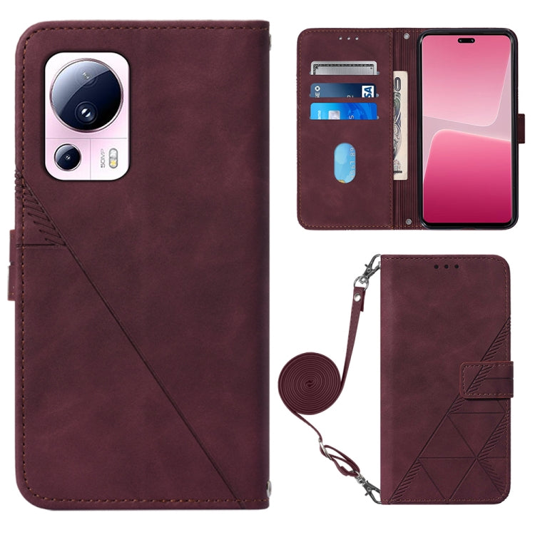Crossbody 3D Embossed Flip Leather Phone Case, For Google Pixel 8, For Google Pixel 8 Pro, For Xiaomi Redmi Note 12 4G Global, For Xiaomi Redmi Note 12 Pro+ 5G Global, For Xiaomi 13, For Xiaomi 13 Lite 5G, For Xiaomi 13 Pro, For Xiaomi Poco X5 Pro 5G  ...