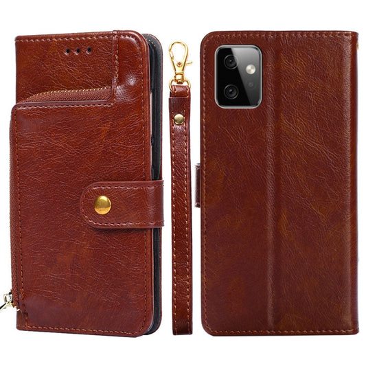 Zipper Bag Leather Phone Case, For Blackview A52, For Blackview A85, For Infinix Hot 12 Pro, For Infinix Hot 12i, For Infinix Hot 20i, For Infinix Note 11, For Infinix Note 12 Pro 4G, For Infinix Note 12 VIP, For Infinix Smart 7, For Infinix Zero 20   ...