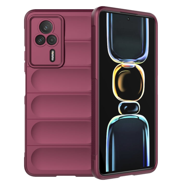 Magic Shield TPU + Flannel Phone Case, For vivo iQOO 11 5G, For vivo iQOO 11 Pro 5G, For Realme GT Neo 5 5G, For vivo S16e 5G, For vivo S16 Pro 5G, For Xiaomi Redmi 12C, For Xiaomi Redmi K60E 5G, For OnePlus 11 5G