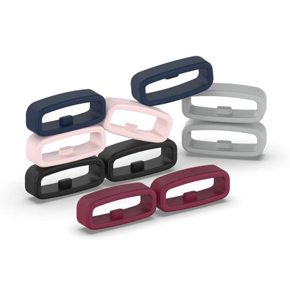 10pcs Universal Watch Band Fixed Silicone Ring Safety Buckle, 18mm, 20mm, 22mm
