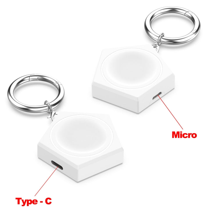 For Huawei Watch Ultimate Portable Universal Smart Watch Charger, Micro-USB, Type-C