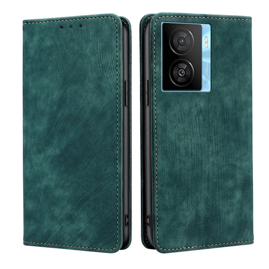 RFID Anti-theft Brush Magnetic Leather Phone Case, For vivo iQOO Z7x, For OPPO A55S 5G, For Realme GT Neo5 SE, For Xiaomi Redmi Note 12 Turbo, For Kyocera Digno SX3-KYG02, For Nokia C12, For Nokia C22, For Nokia C32, For Samsung Galaxy A04e 4G         ...