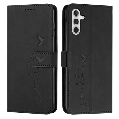 Skin Feel Heart Pattern Leather Phone Case, For Samsung Galaxy A24 4G, For Google Pixel 7a, For Google Pixel 8, For Google Pixel 8 Pro, For Infinix Hot 30i, For Samsung Galaxy M14 5G / F14 5G, For Tecno Spark 10, For Tecno Spark 10 5G                  ...