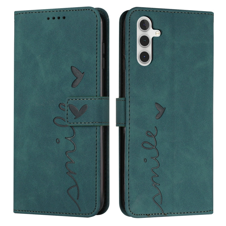 Skin Feel Heart Pattern Leather Phone Case, For Samsung Galaxy A24 4G, For Google Pixel 7a, For Google Pixel 8, For Google Pixel 8 Pro, For Infinix Hot 30i, For Samsung Galaxy M14 5G / F14 5G, For Tecno Spark 10, For Tecno Spark 10 5G                  ...