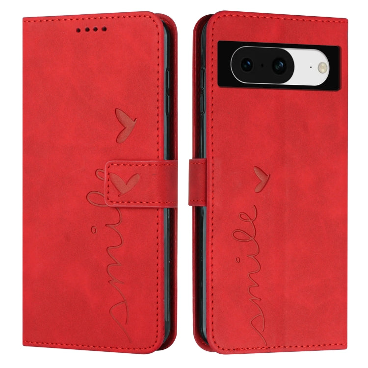 Skin Feel Heart Pattern Leather Phone Case, For Samsung Galaxy A24 4G, For Google Pixel 7a, For Google Pixel 8, For Google Pixel 8 Pro, For Infinix Hot 30i, For Samsung Galaxy M14 5G / F14 5G, For Tecno Spark 10, For Tecno Spark 10 5G                  ...