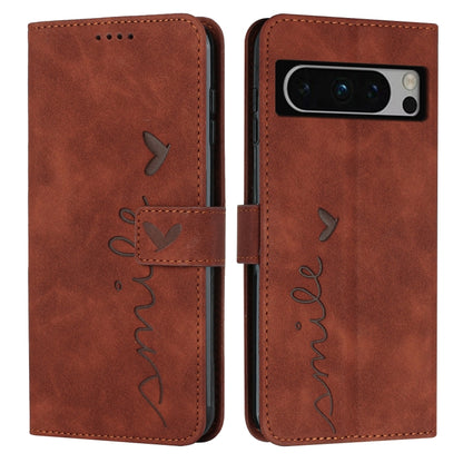 Skin Feel Heart Pattern Leather Phone Case, For Samsung Galaxy A24 4G, For Google Pixel 7a, For Google Pixel 8, For Google Pixel 8 Pro, For Infinix Hot 30i, For Samsung Galaxy M14 5G / F14 5G, For Tecno Spark 10, For Tecno Spark 10 5G                  ...