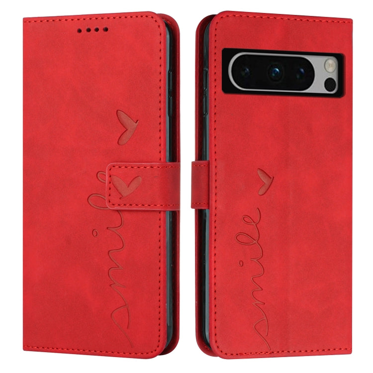 Skin Feel Heart Pattern Leather Phone Case, For Samsung Galaxy A24 4G, For Google Pixel 7a, For Google Pixel 8, For Google Pixel 8 Pro, For Infinix Hot 30i, For Samsung Galaxy M14 5G / F14 5G, For Tecno Spark 10, For Tecno Spark 10 5G                  ...