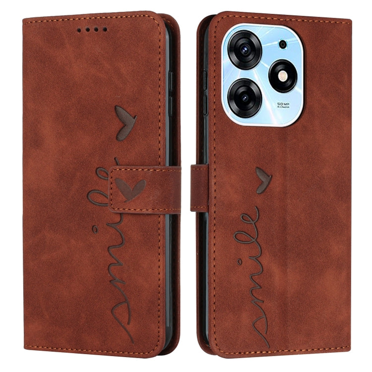 Skin Feel Heart Pattern Leather Phone Case, For Samsung Galaxy A24 4G, For Google Pixel 7a, For Google Pixel 8, For Google Pixel 8 Pro, For Infinix Hot 30i, For Samsung Galaxy M14 5G / F14 5G, For Tecno Spark 10, For Tecno Spark 10 5G                  ...