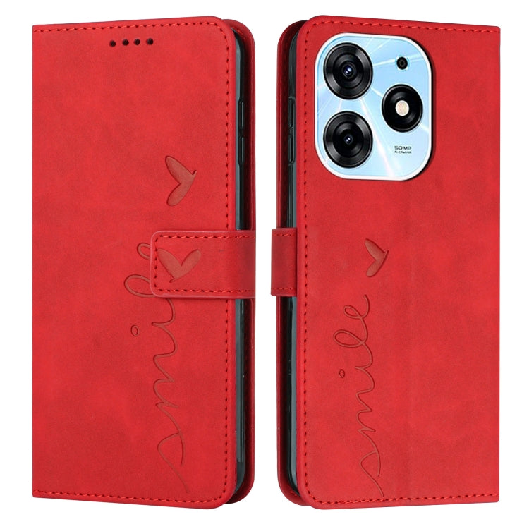 Skin Feel Heart Pattern Leather Phone Case, For Samsung Galaxy A24 4G, For Google Pixel 7a, For Google Pixel 8, For Google Pixel 8 Pro, For Infinix Hot 30i, For Samsung Galaxy M14 5G / F14 5G, For Tecno Spark 10, For Tecno Spark 10 5G                  ...